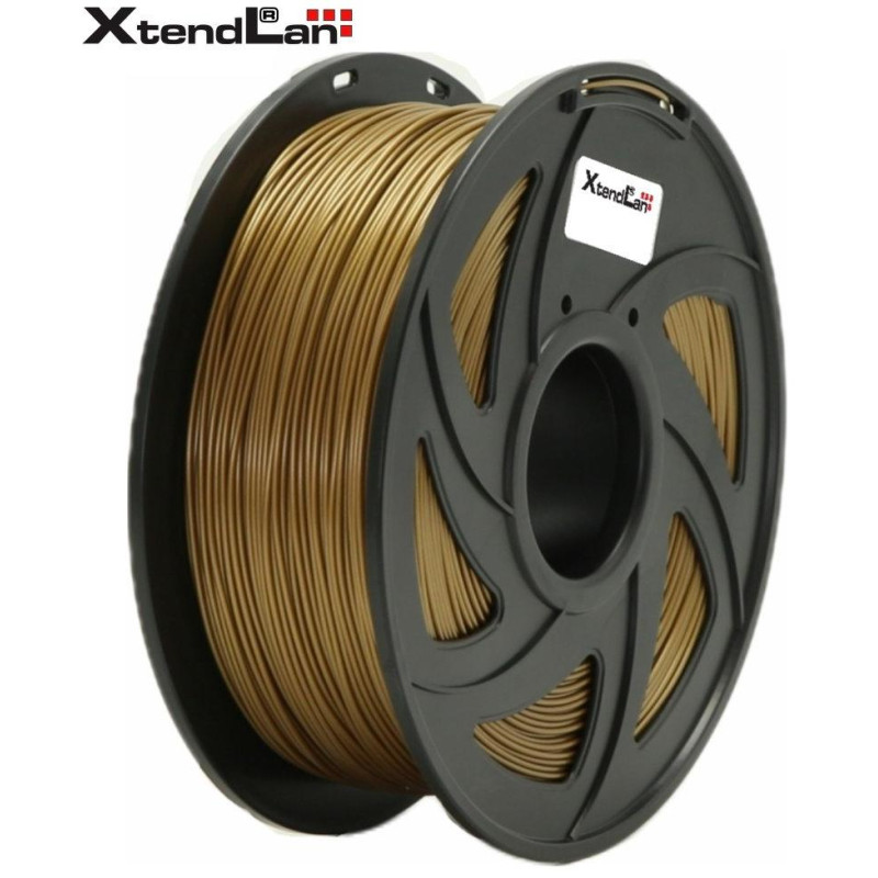 XtendLAN PETG filament 1,75mm zlatý 1kg
