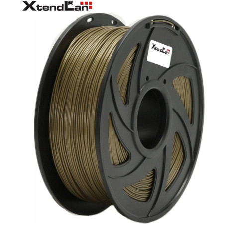 XtendLAN PETG filament 1.75mm bronze color 1kg
