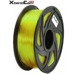 XtendLAN PETG filament 1,75mm priehľadný žltý 1kg