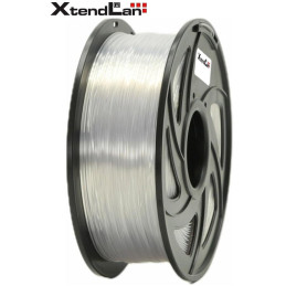 XtendLAN PETG filament 1,75mm priehľadný biely/natural 1kg