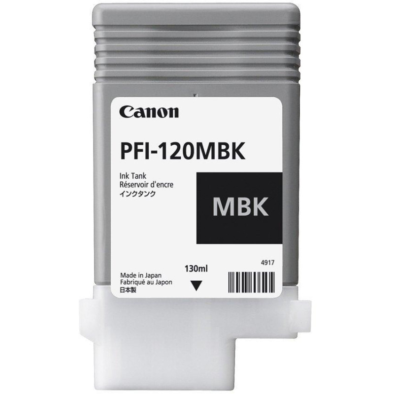 Canon inkoustová náplň PFI-120MBK matná Černá