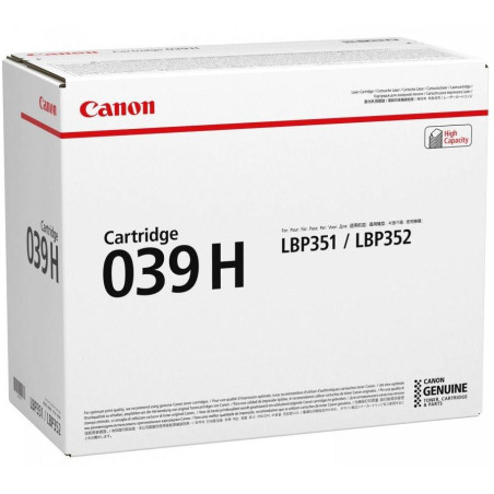 Canon originálny toner CRG-039H Čierny pre LBP351dn, LBP351x, LBP352dn