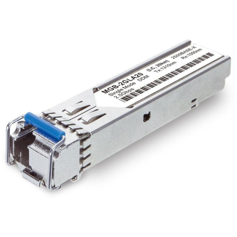 Planét MGB-2GLA20, mini GBIC (SFP), 2,5 Gb, 20km, SM TX1310nm/RX1550nm, LC konektor, DDM