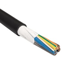 Akyga EV Stromkabel CU 5x6mm2 + 2x0,5mm2 3-phasig 32A 450/750V, pro Meter