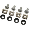 Solarix mounting kit M6, 4pcs nuts, 4pcs screws, 4pcs plastic washers, MONT-SM6