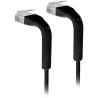 Ubiquiti UniFi Ethernet Patch Cable - length 0.3m, Cat6, black