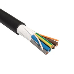 Akyga EV Stromkabel CU 5x6mm2 + 2x0,5mm2 3-phasig 32A 450/750V, pro Meter