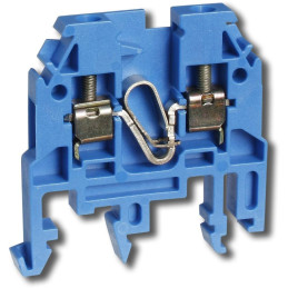 Solarmi-Serie Klemme RSA 2,5 A auf DIN-Schiene, blau