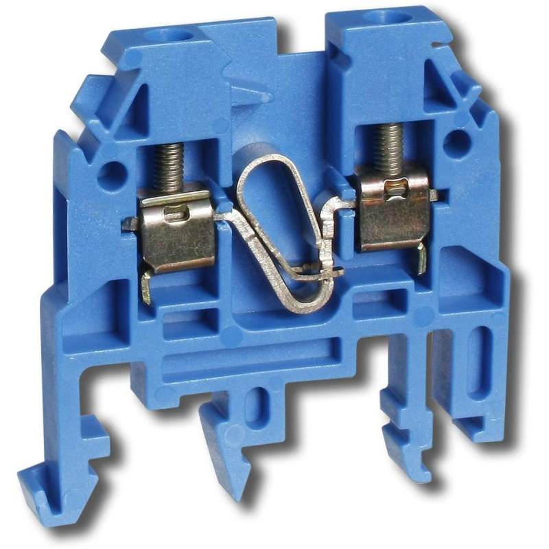 Solarmi-Serie Klemme RSA 2,5 A auf DIN-Schiene, blau