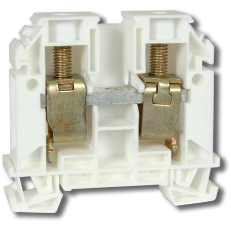 Solarmi RSA 35 A DIN rail terminal block, white