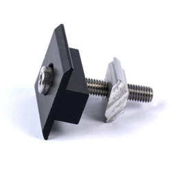 Solarmi SCSD-40B aluminum black center bracket for SC solar panel (35 and 40 mm)