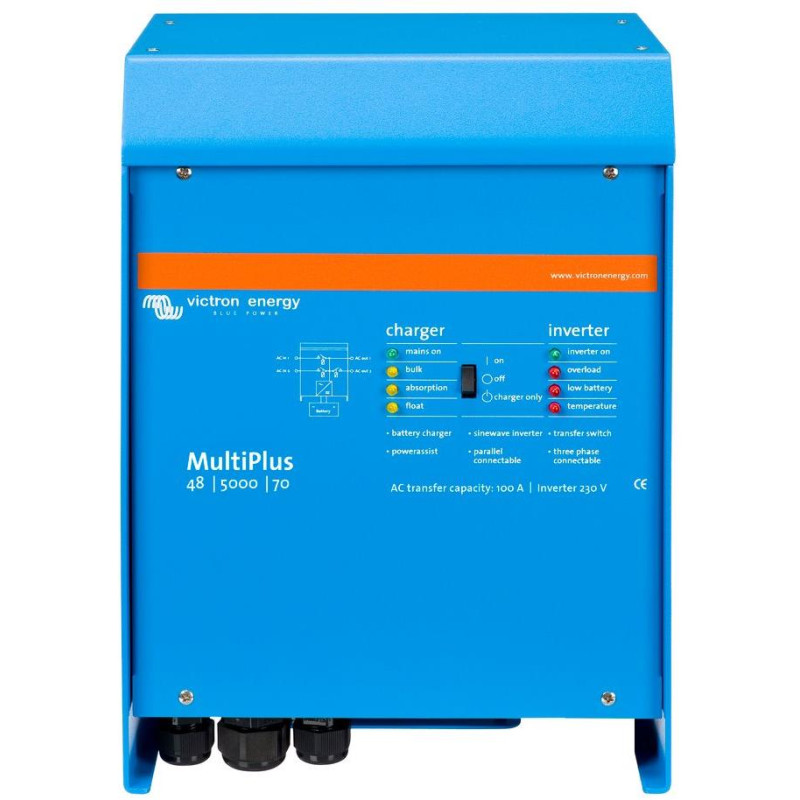 Victron MultiPlus hybridní měnič 48V/5000VA/70A-100A