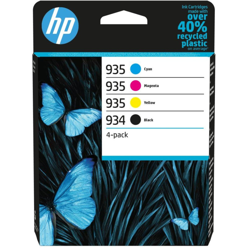HP 934 Black / 935 CMY Ink Cartridge 4-Pack