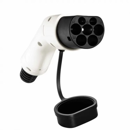 Akyga Netzadapter Typ 2 (Mennekes), 1-phasig männlich, 32A - weiß