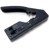 XtendLan Connector pliers 8P+6P with clip press CAT6A, CAT7, CAT5e