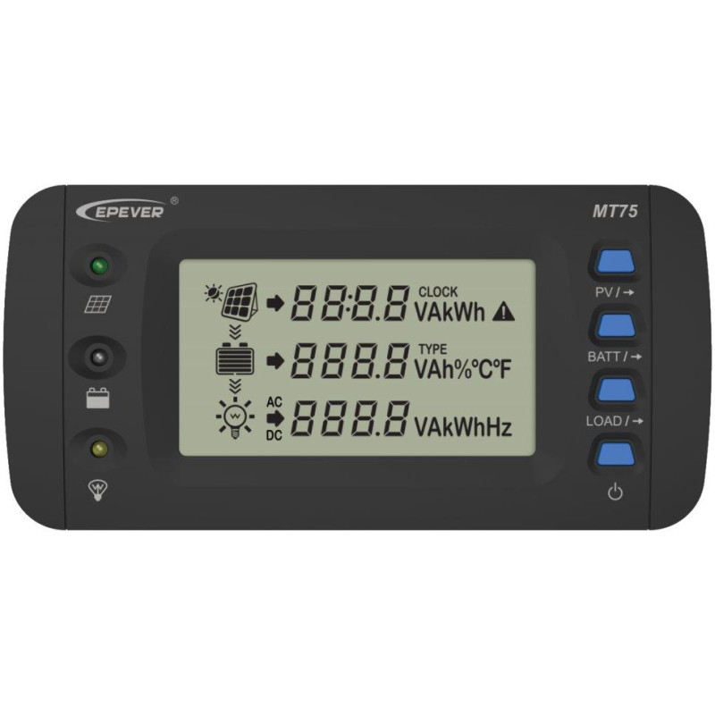 EPEVER MT75 external display for EPEVER/EPever solar controllers and inverters