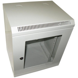 Szafa XtendLan 10", 9U, 280x350, szara, szkło