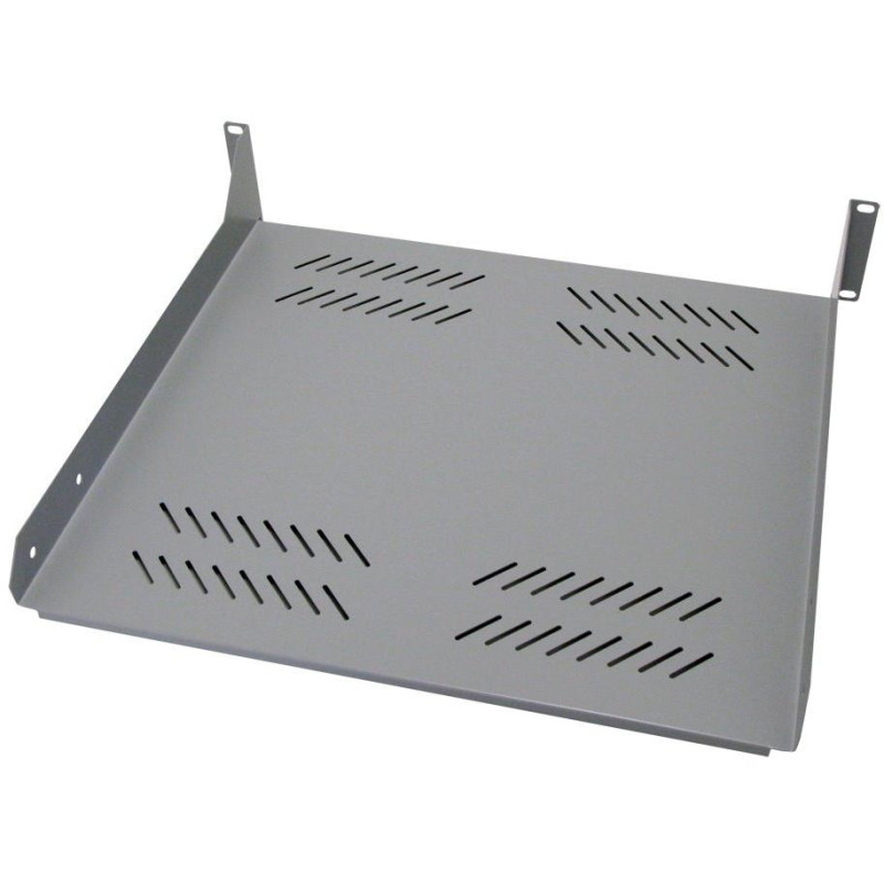 XtendLan Shelf 400mm, universal, 2HE, 45kg Tragkraft, grau