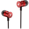 GENIUS headset HS-M316 METALLIC RED/ red/ 4pin 3.5 mm jack