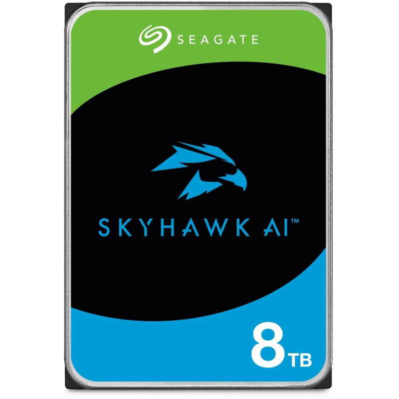 Seagate SkyHawk AI 8TB HDD / ST8000VE001 / Intern 3,5" / 7200 U/min / SATA 6Gb/s / 256 MB