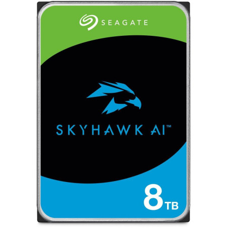 Dysk twardy Seagate SkyHawk AI 8TB / ST8000VE001 / wewnętrzny 3,5" / 7200 obr./min / SATA 6 Gb/s / 256 MB