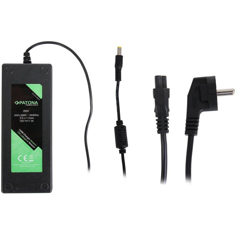 PATONA napájecí adaptér k ntb 19V/7,1A 135W konektor 5,5x1,7mm ACER PREMIUM/ délka kabelu 2,4 m