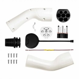 Akyga Napájací adaptér Typ 2 (Mennekes), 1-fáza male, 32A - biela