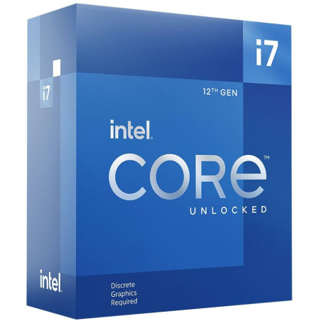 INTEL Core i7-12700KF / Alder Lake / LGA1700 / max. 5.0GHz / 12C/20T / 25MB / 125W TDP / BOX without cooler