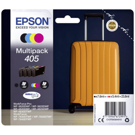Epson Tintenpatronen 405 DURABrite Ultra Ink/ C13T05G64010/ 4 Farben