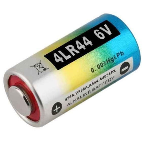 HELMER Alkaline Batterie 4LR44 6V 1Stk, passend für Helmer TC 31 Erziehungshalsband