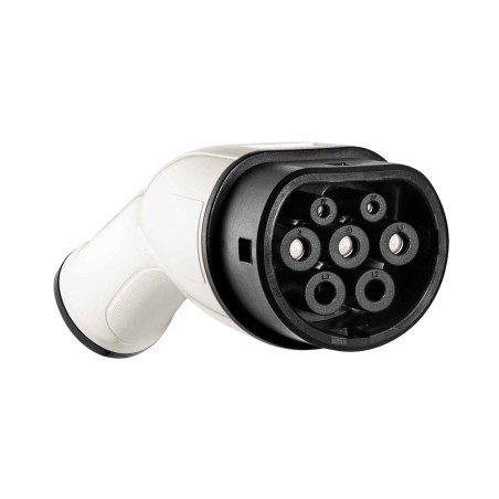 Akyga Stromadapter Typ 2, 1-Phasen weiblich, 32A - weiß