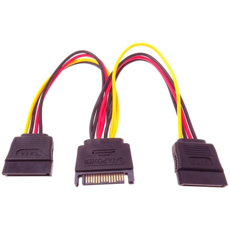 PremiumCord power splitter for HDD SATA - 2x SATA