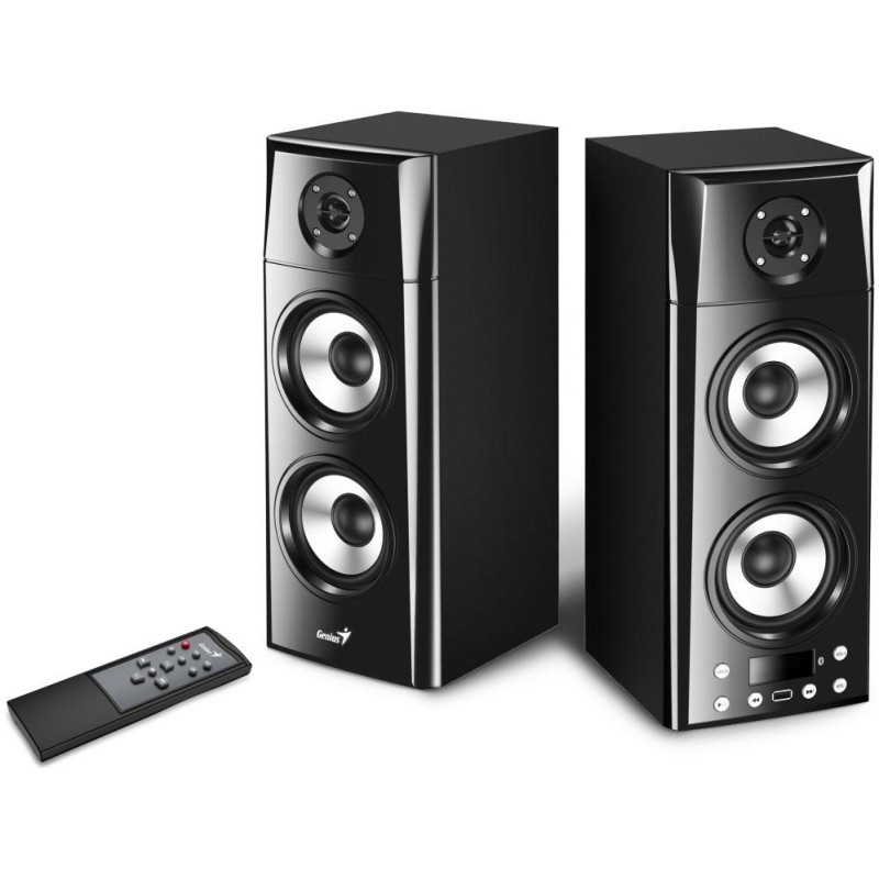 GENIUS Lautsprecher SP-HF2800 BT/ 2.0/ 60W/ Holz/ Bluetooth/ USB/ Fernbedienung