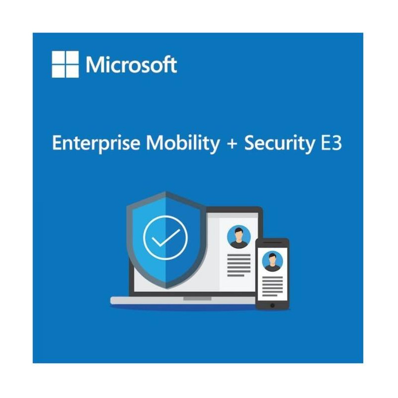 Electronic License: Microsoft CSP Enterprise Mobility + Security E3 Subscription 1 Year, Billed Annually