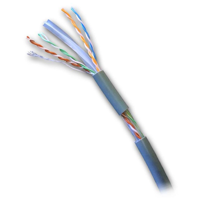 Kabel DATACOM UTP CAT6 PVC 100m szary