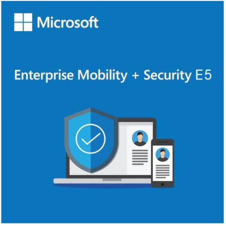 Elektronická licence: Microsoft CSP Enterprise Mobility + Security E5 předplatné 1 rok, vyúčtování měsíčně