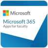 Electronic license: Microsoft CSP Microsoft 365 Apps for faculty (for schools) subscription 1 year, billed monthly