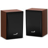 GENIUS speaker SP-HF380BT/ 2.0/ Bluetooth/ 3W/ wooden/ wood color