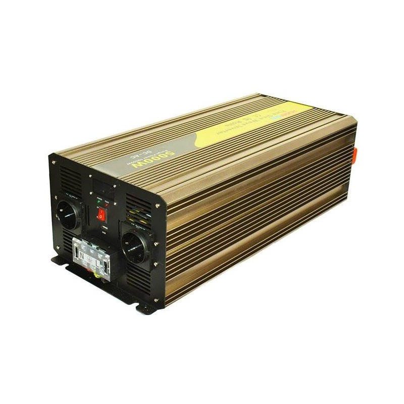 ROGERELE Sinusový měnič napětí REP5000-24, 5000W, 24V, USB port