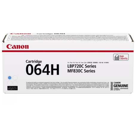 Oryginalny toner Canon CRG-064 HC, cyjan, 10400 stron, 4936C001, duża pojemność, Canon i-SENSYS MF832Cdw