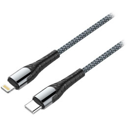 Colorway Data Cable USB-C/ Apple Lightning/ 3A/ Fast Charging / 1m/ Gray