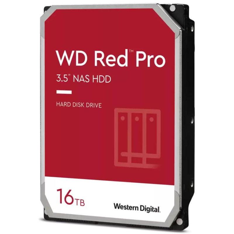 WD RED Pro 16TB / WD161KFGX / SATA 6Gb/s /  Interní 3,5" / 512MB