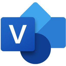 Electronic License: Microsoft CSP Visio Plan 2 1-year subscription, billed annually