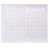 PremiumCord keyboard stickers/ Ukrainian/ white