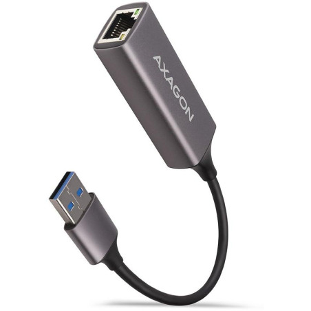 AXAGON adapter USB-A to GLAN(RJ-45) / ADE-TR / USB 3.2 Gen1 / aluminum body / 15cm