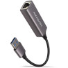 AXAGON adapter USB-A to GLAN(RJ-45) / ADE-TR / USB 3.2 Gen1 / aluminum body / 15cm