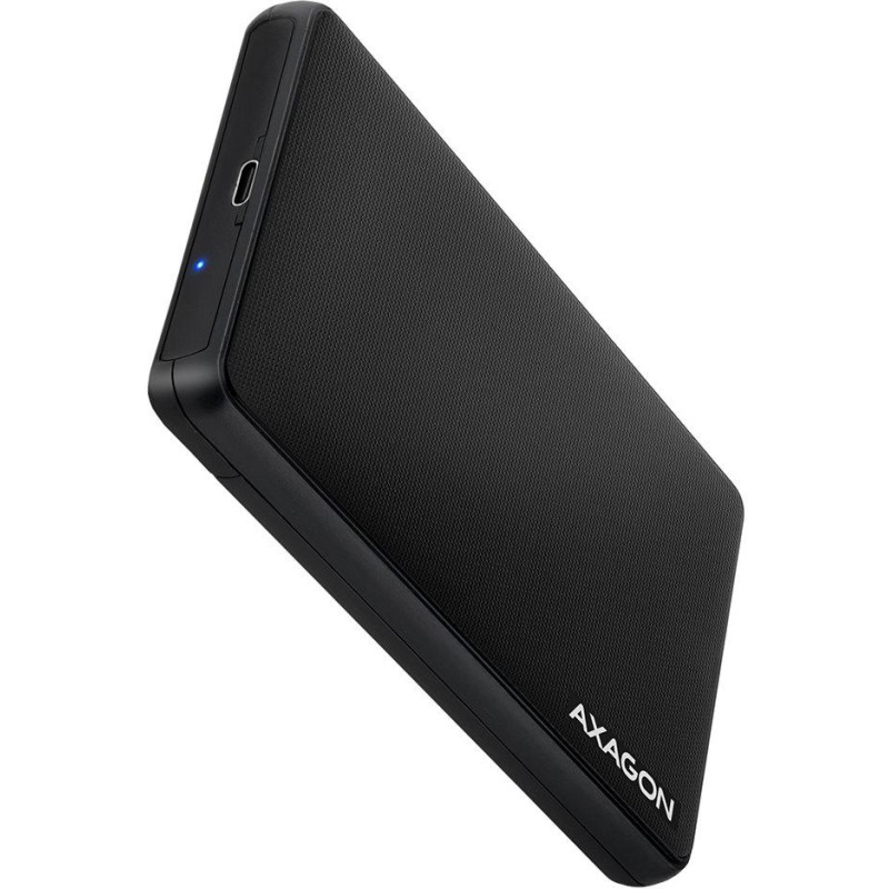 AXAGON externe Box für 2,5"-Festplatte / EE25-SLC / USB-C / 3.2 Gen1 / SATA 6G / 0,5 m / schwarz