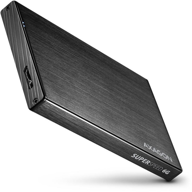 AXAGON externý box na 2,5" disk / EE25-XA6 / USB-A / USB 3.2 Gen 1 / SATA 6G / hliníkové telo / 0,6m