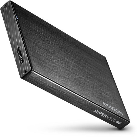 AXAGON externe Box für 2,5-Zoll-Festplatte / EE25-XA6 / USB-A / USB 3.2 Gen 1 / SATA 6G / Aluminiumgehäuse / 0,6 m