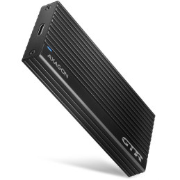 AXAGON box THIN BOX for M.2 NVMe SSD / EEM2-GTR / USB-C / USB 3.2 Gen2 / cable 20cm USB-C to USB-C